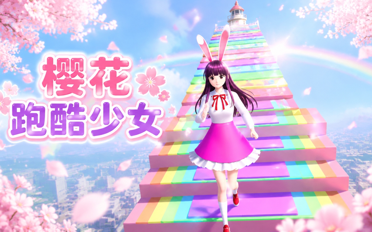 樱花跑酷少女