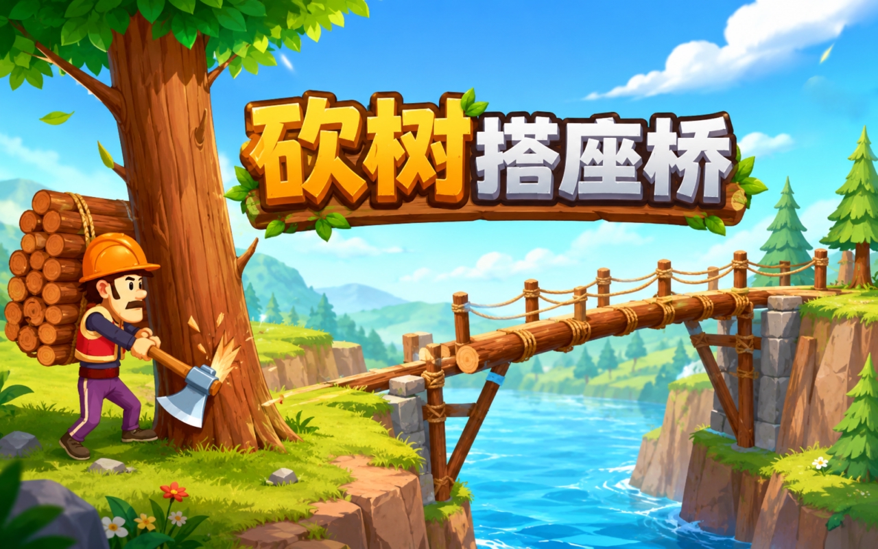 砍树搭座桥