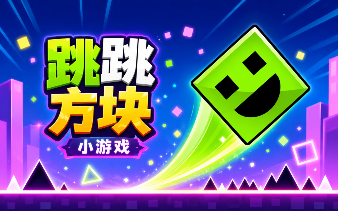 跳跳方块小游戏