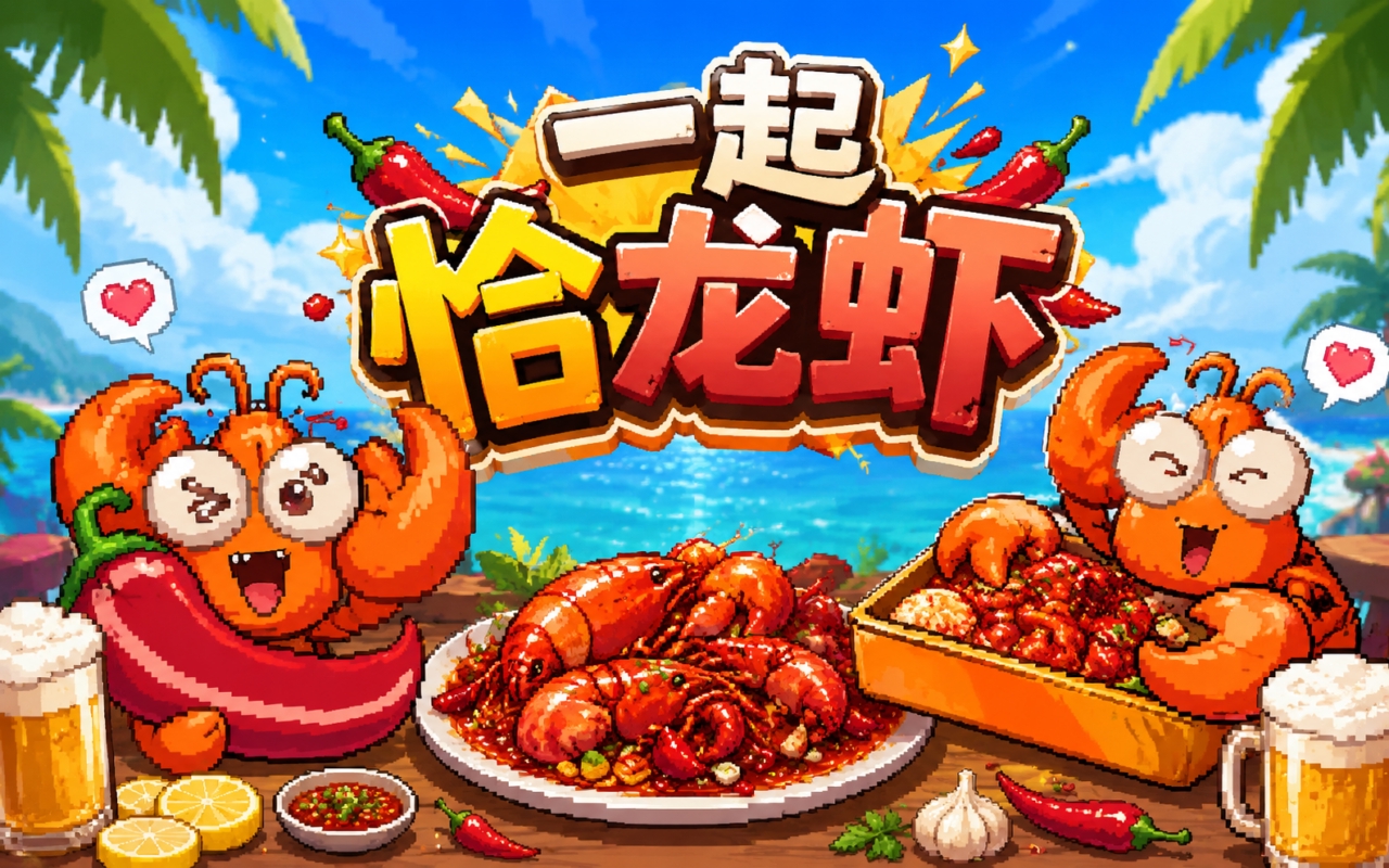 一起恰龙虾