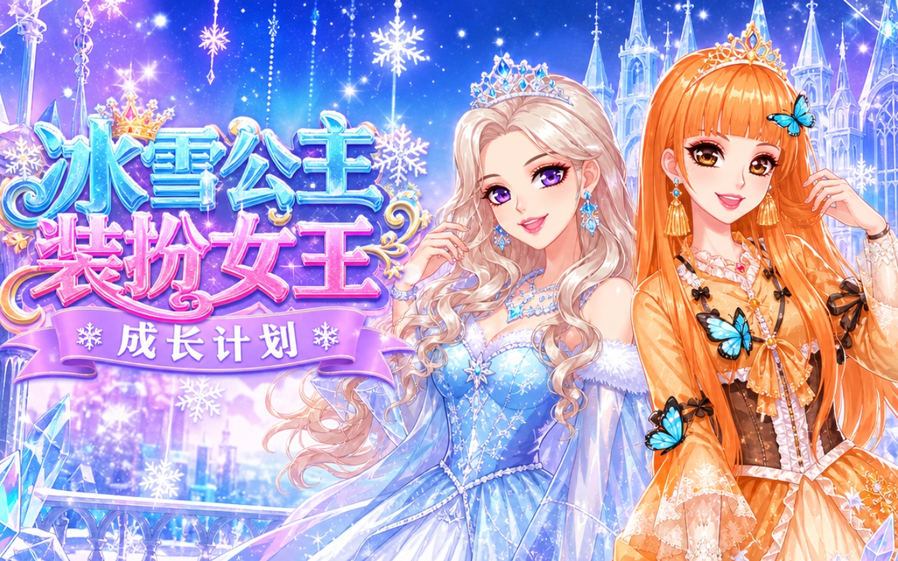 冰雪公主装扮女王成长计划