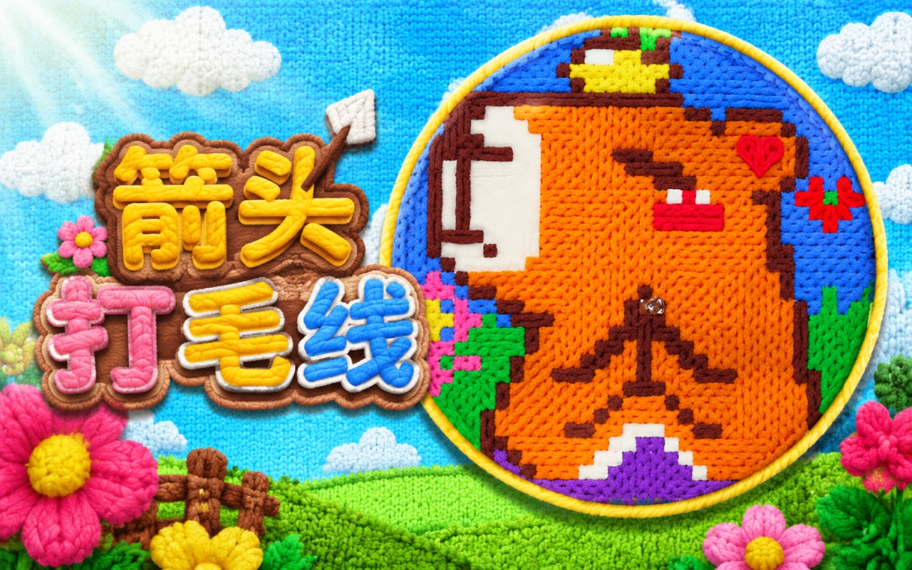 箭头打毛线