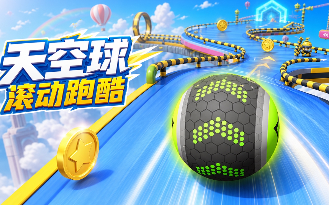 天空球滚动跑酷