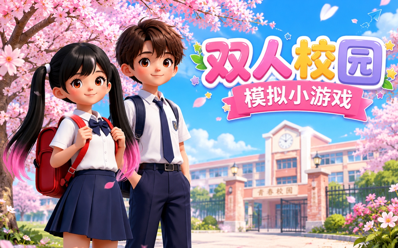 双人校园模拟小游戏