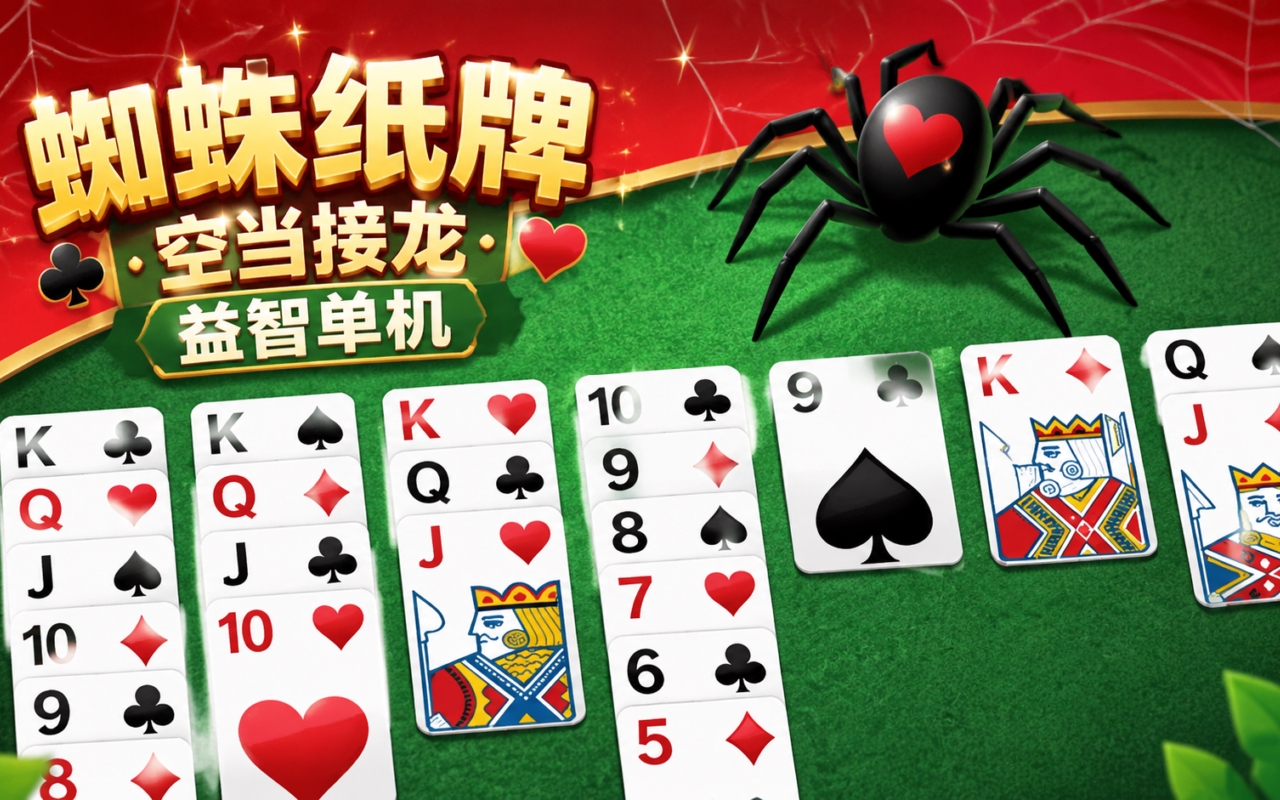 蜘蛛纸牌空当接龙益智单机
