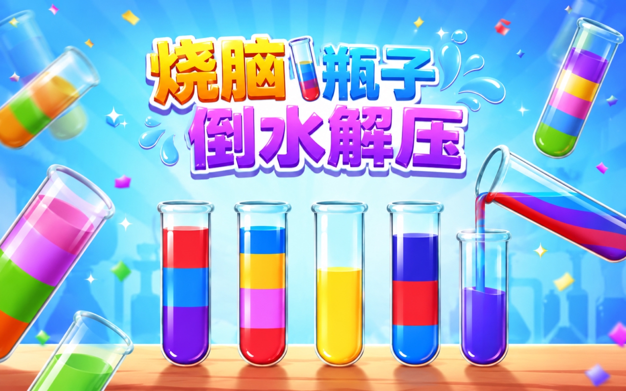 烧脑瓶子倒水解压