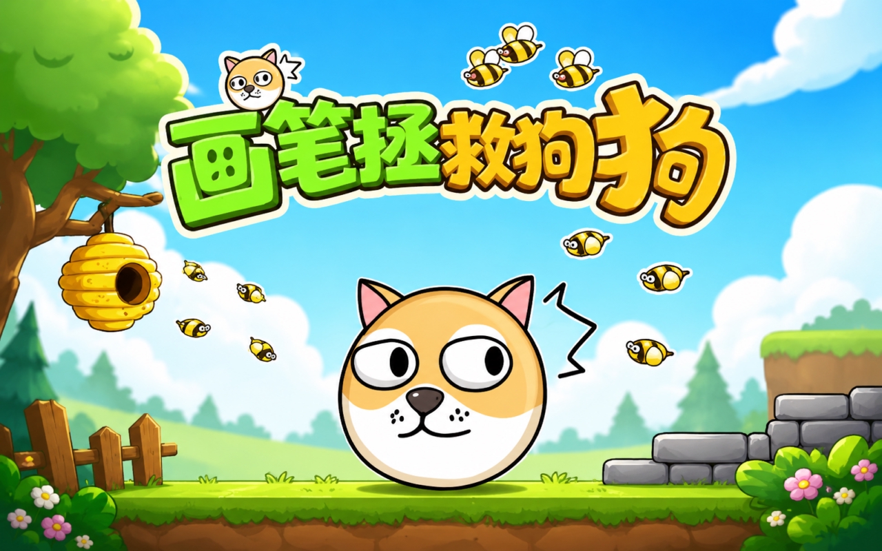 画笔拯救狗狗