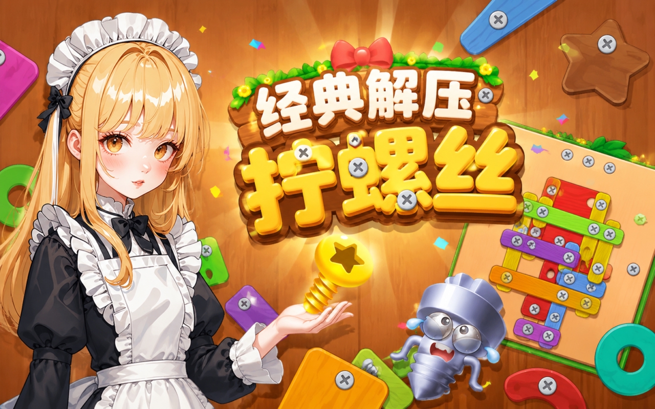 经典解压拧螺丝