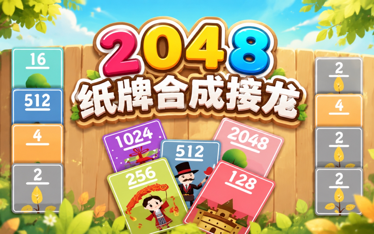 2048纸牌合成接龙
