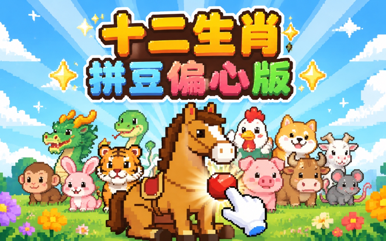 十二生肖拼豆偏心版