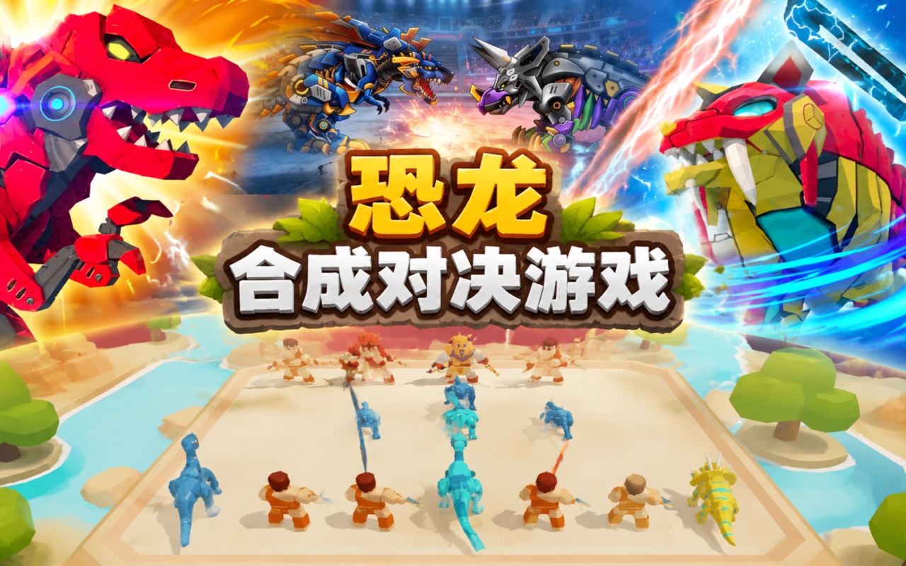 恐龙合成对决游戏