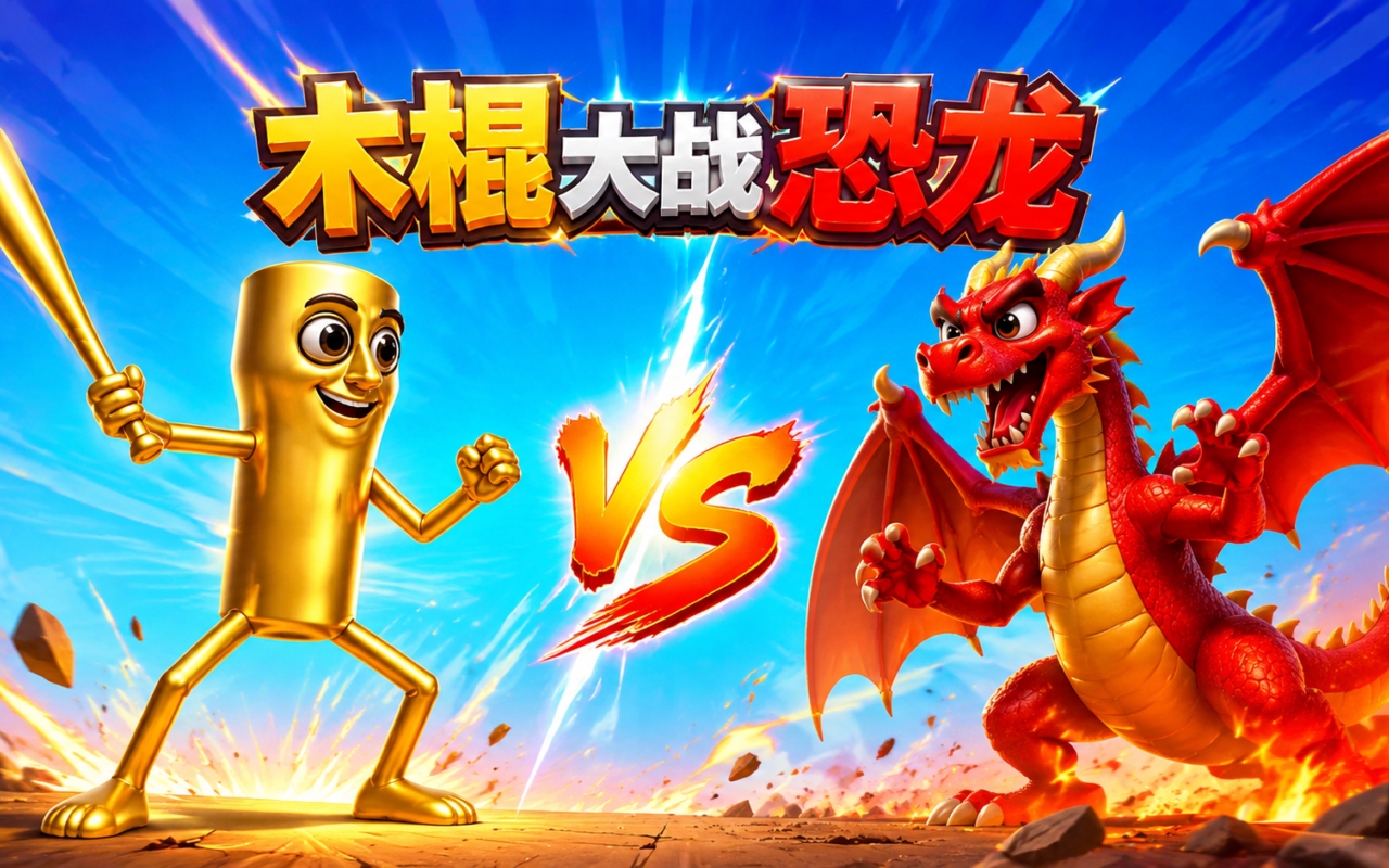 木棍大战恐龙