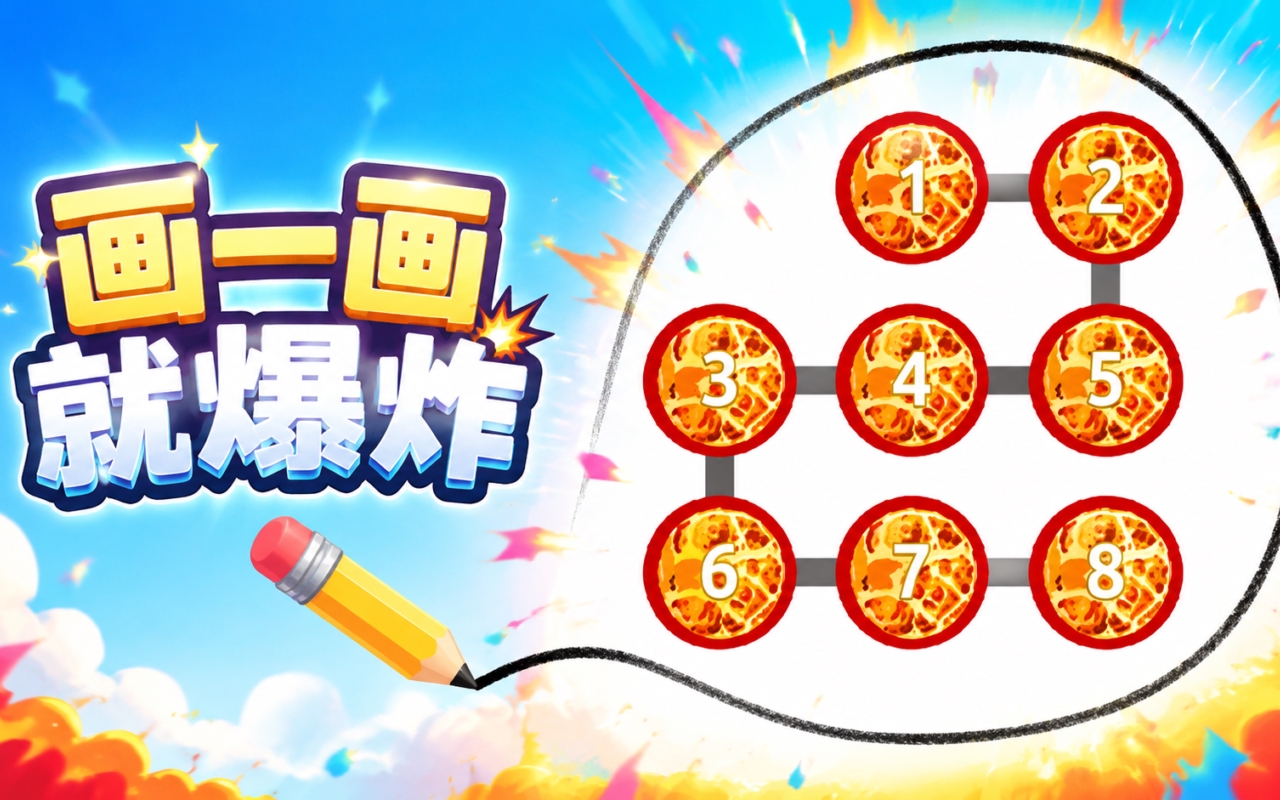 画一画就爆炸