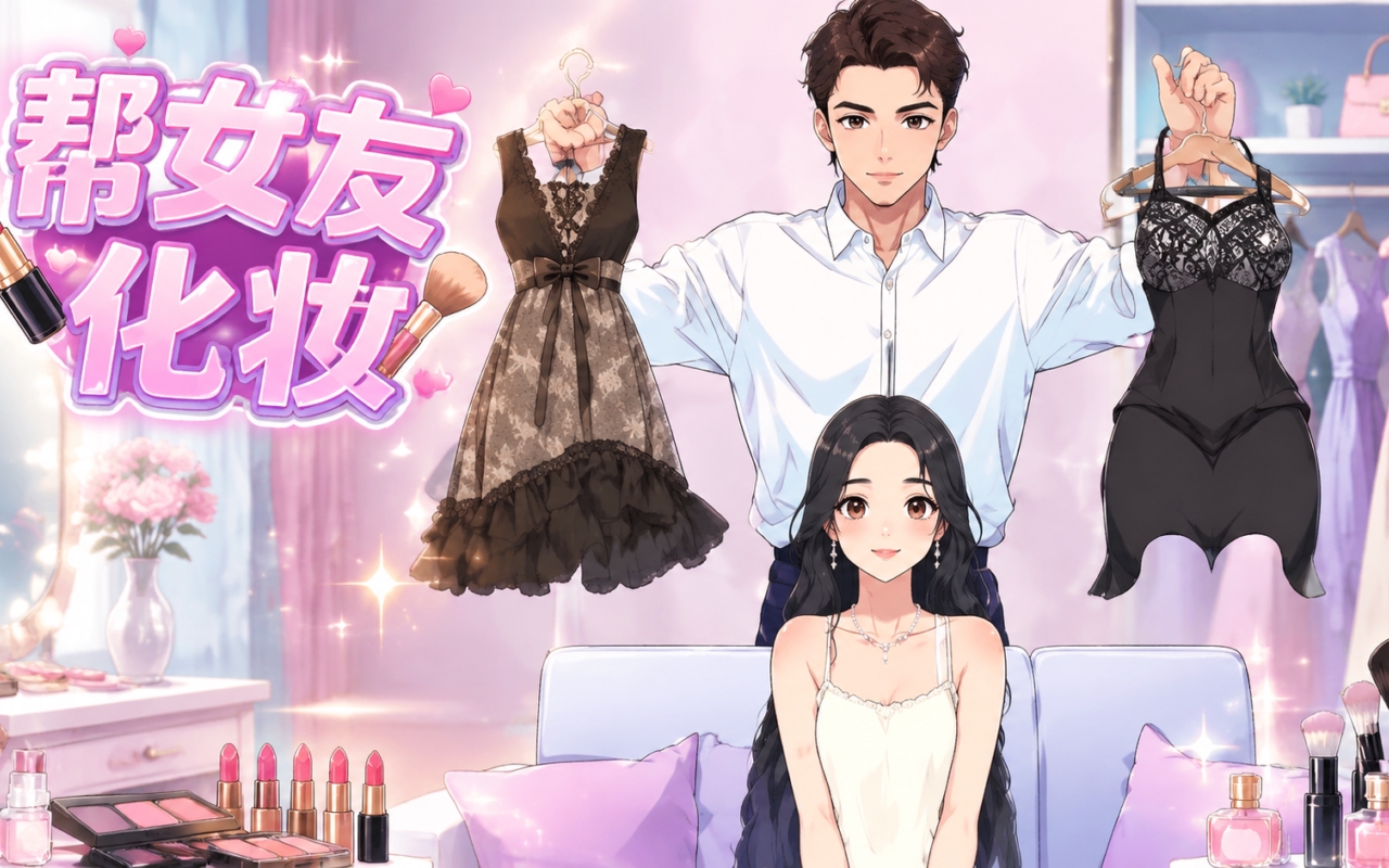 帮女友化妆