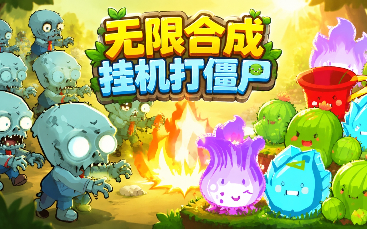 无限合成挂机打僵尸