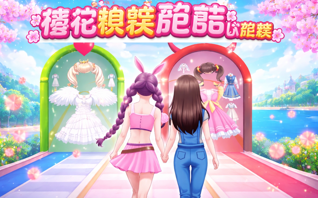 樱花换装跑酷小游戏