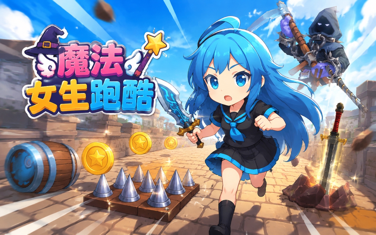 魔法女生跑酷