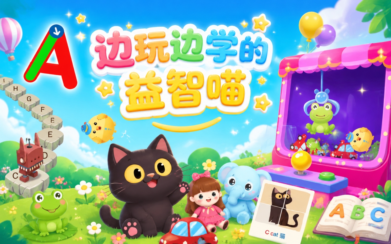边玩边学的益智喵