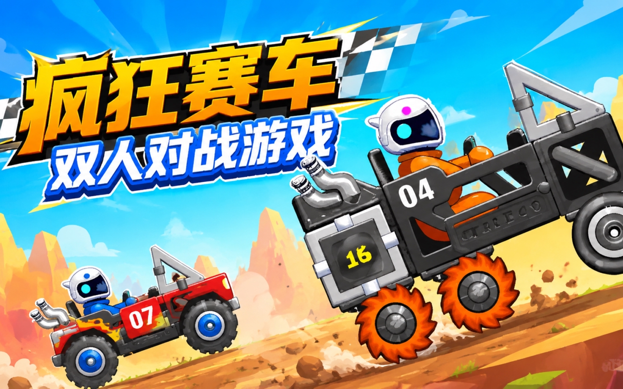 疯狂赛车双人对战游戏