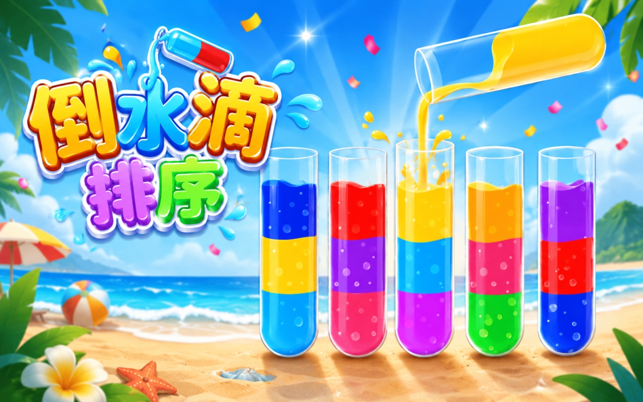 倒水滴排序
