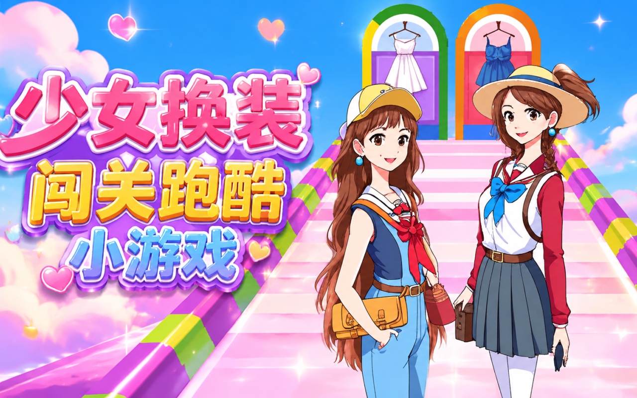 少女换装闯关跑酷小游戏