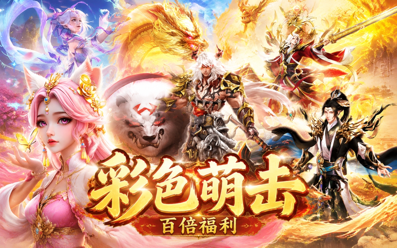 彩色萌击-百倍福利