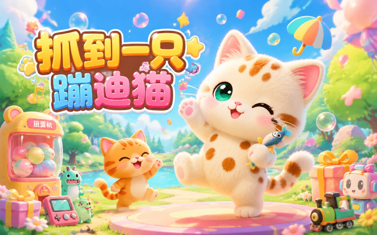 抓到一只蹦迪猫