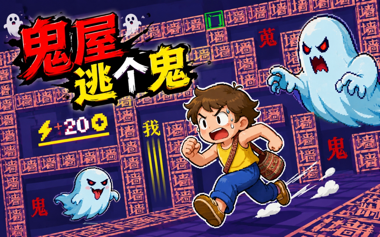 鬼屋逃个鬼