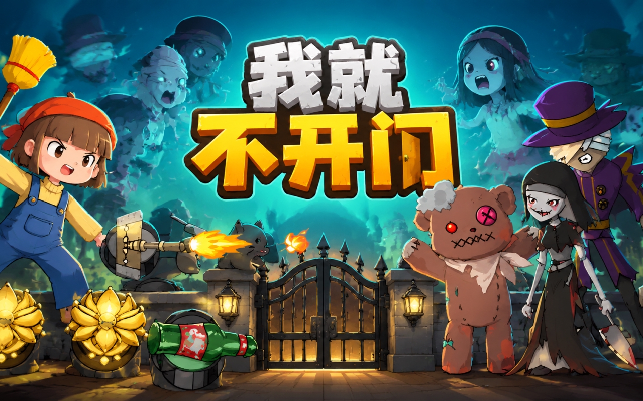 我就不开门