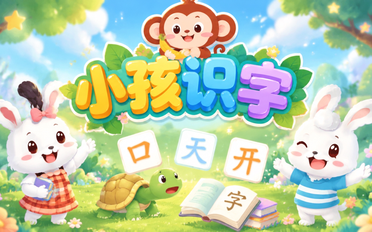 小孩识字
