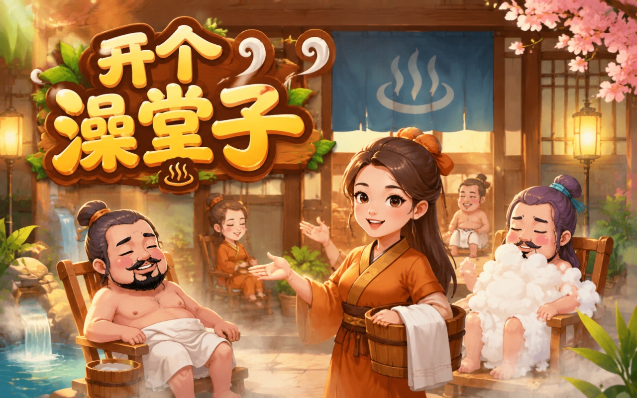 开个澡堂子