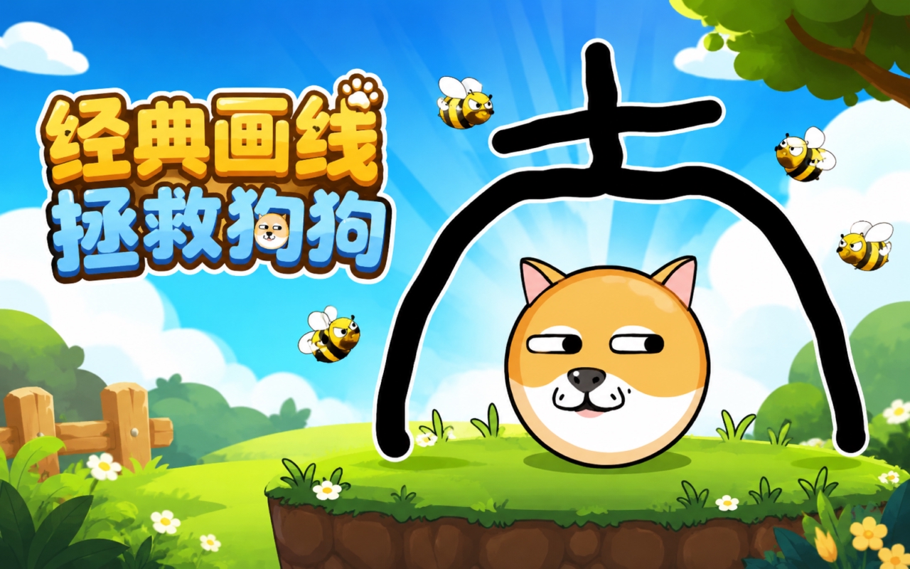 经典画线拯救狗狗
