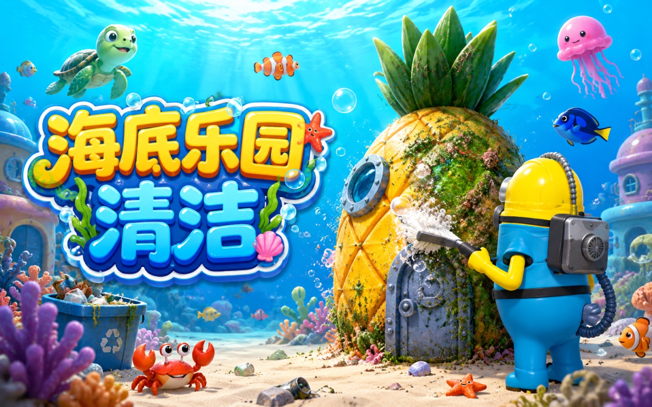 海底乐园清洁