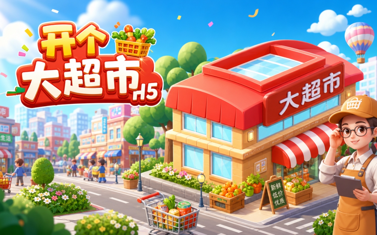 开个大超市H5