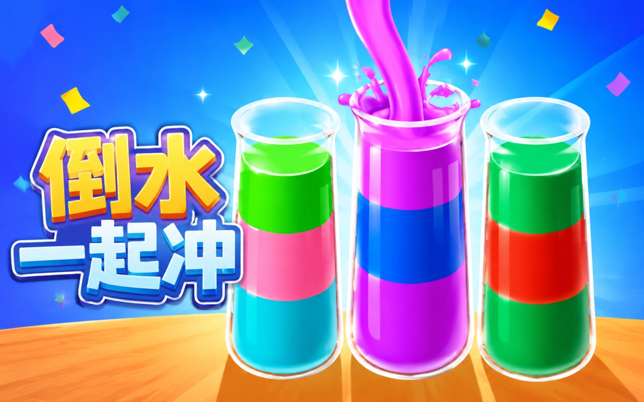倒水一起冲