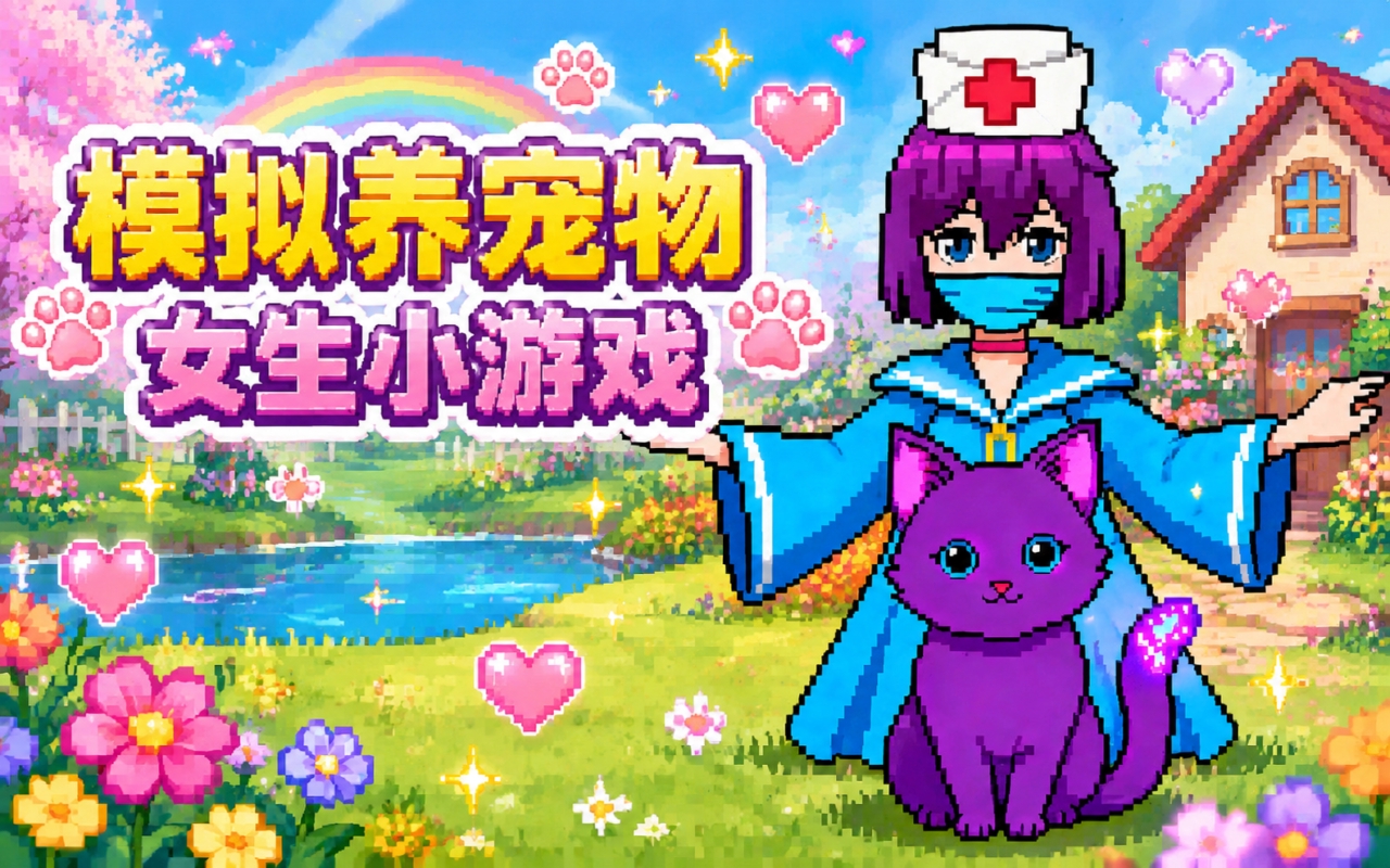 模拟养宠物女生小游戏