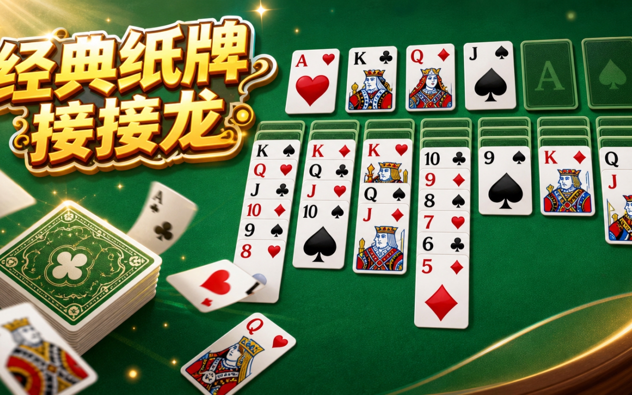 经典纸牌接接龙