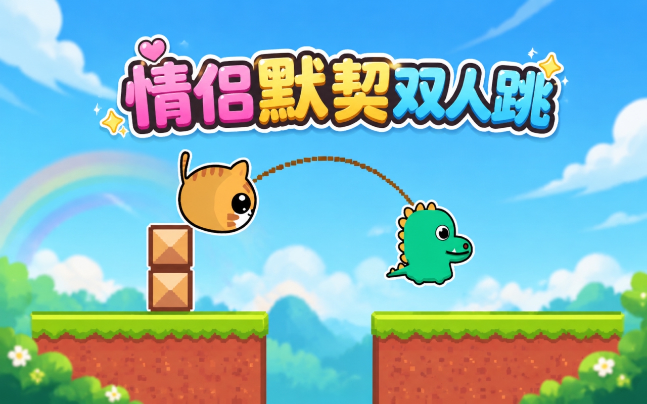 情侣默契双人跳