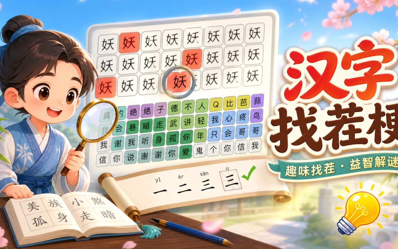 汉字找茬梗