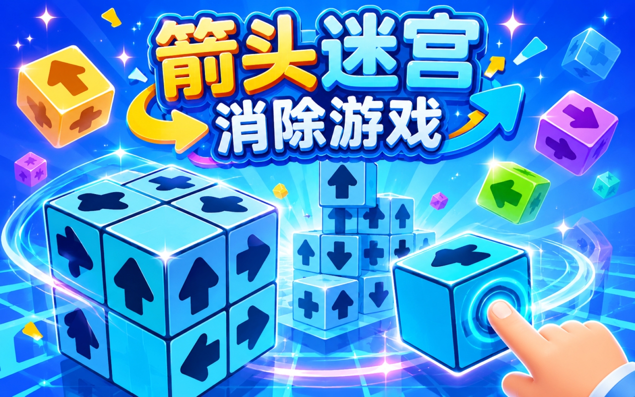 箭头迷宫消除游戏