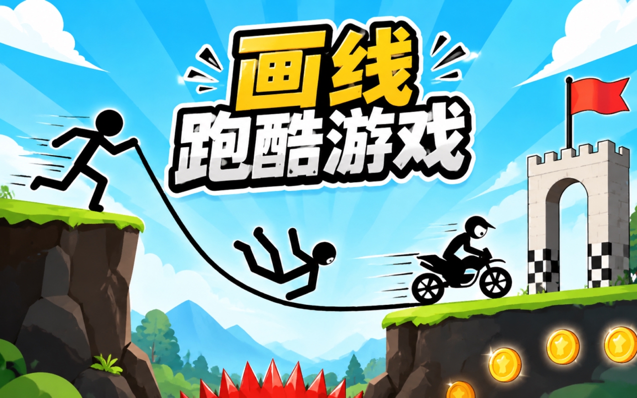 画线跑酷游戏