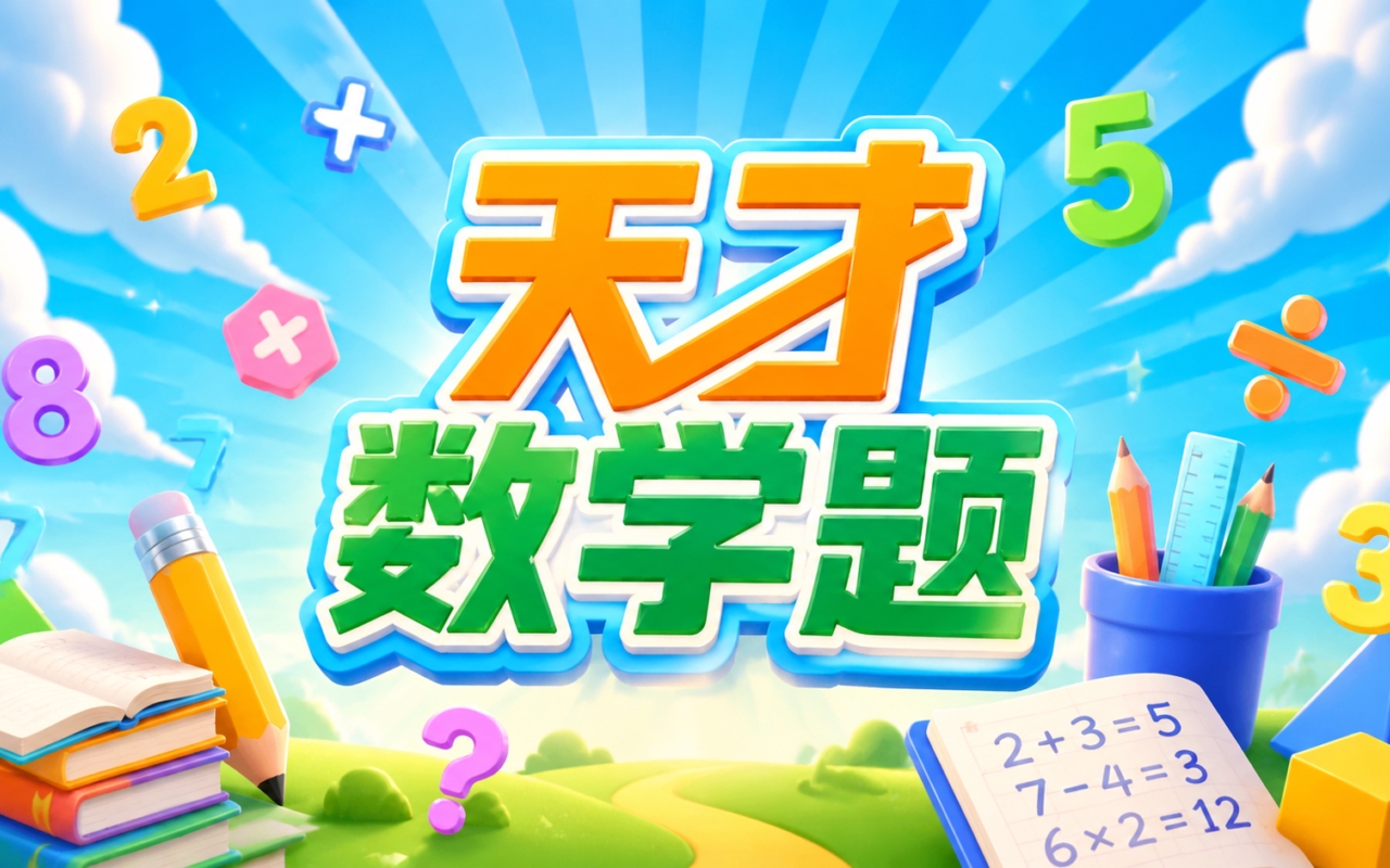 天才数学题