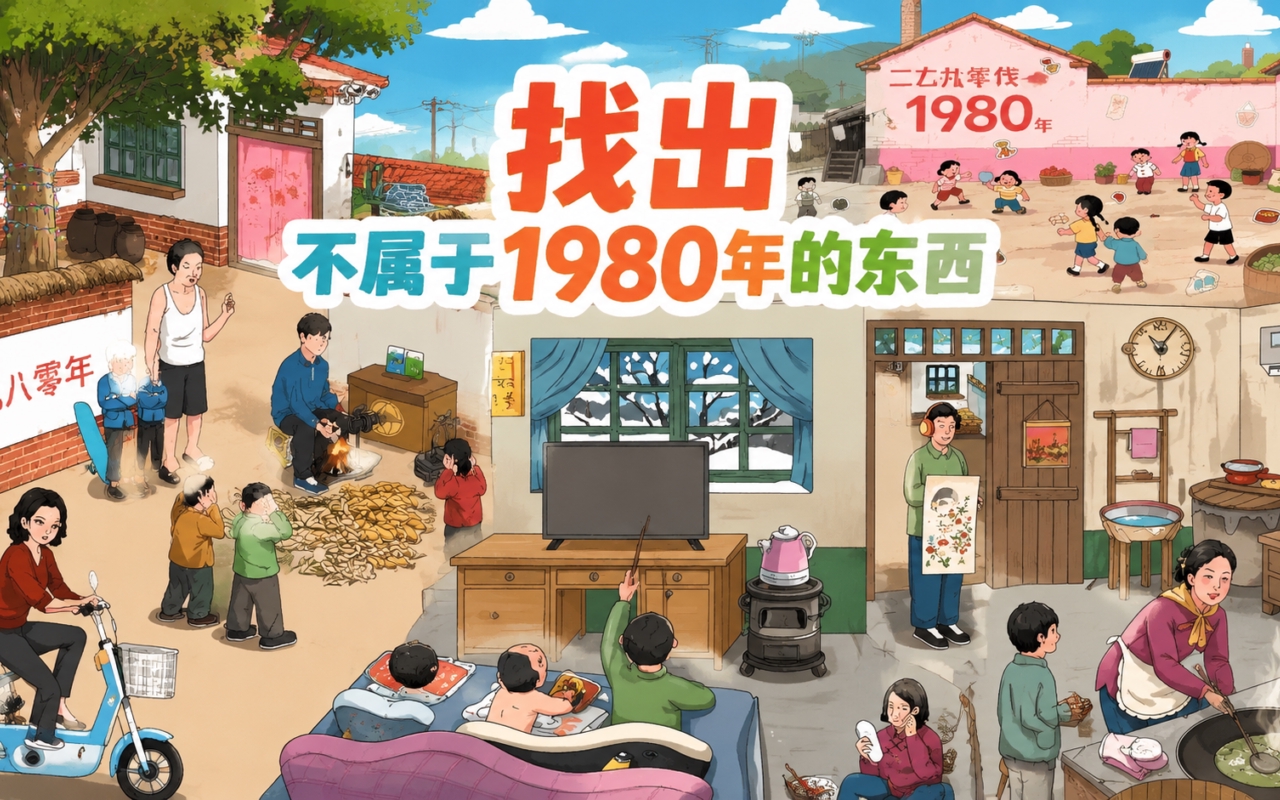 找出不属于1980年的东西