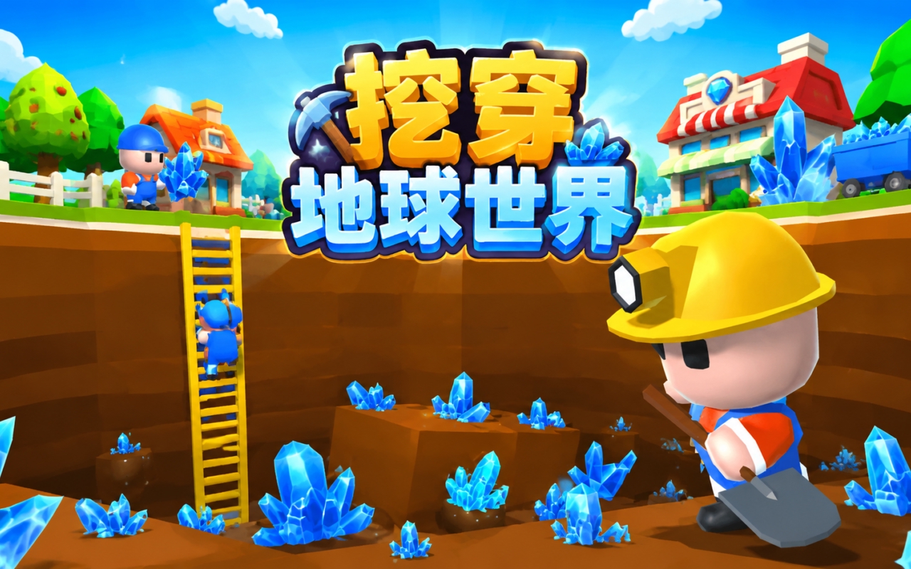 挖穿地球世界