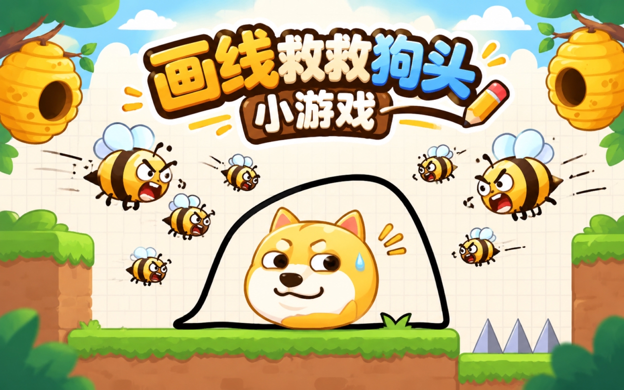 画线救救狗头小游戏