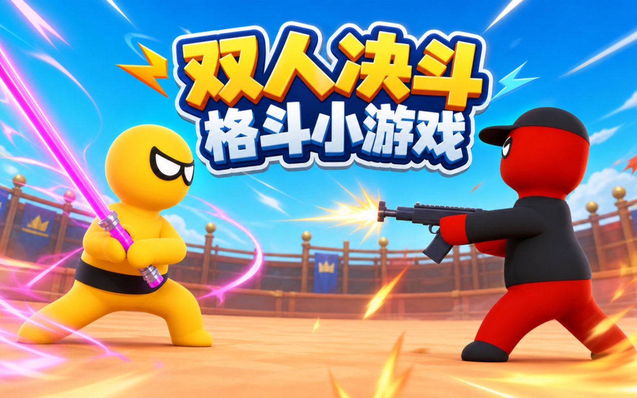 双人决斗格斗小游戏