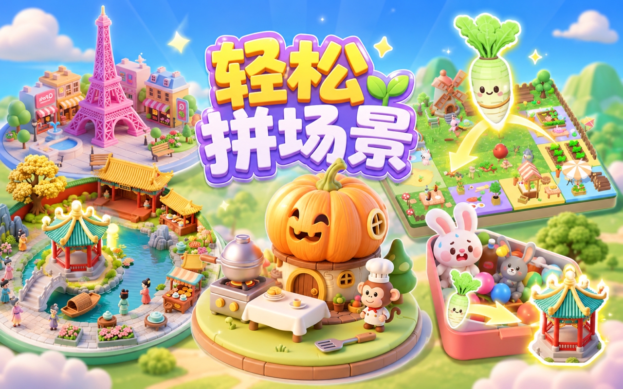 轻松拼场景