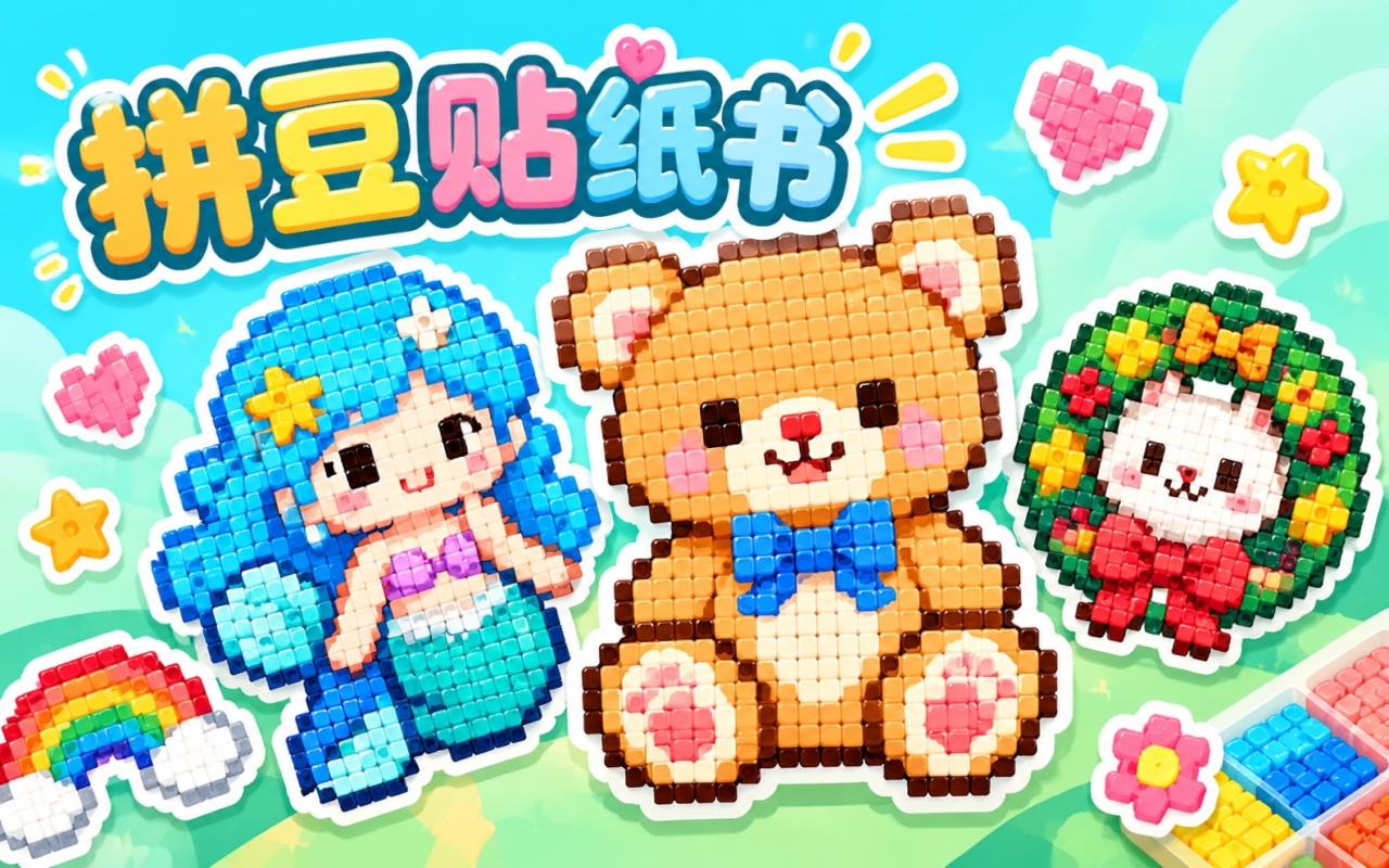 拼豆贴纸书