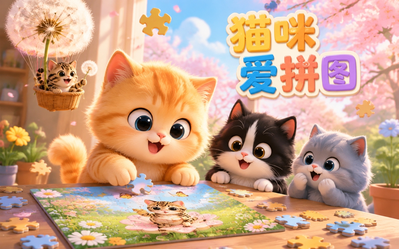 猫咪爱拼图