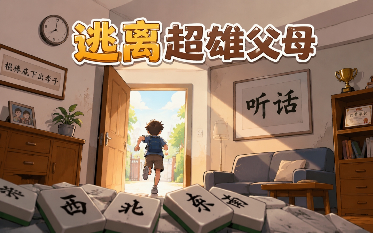 逃离超雄父母